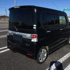 エンジンは6万キロ・検２年付き・Ｈ２１・地デジナビ・タイヤ新品・タント　カスタムＶセレクションターボ・黒・１０  ５，０００Ｋｍの画像