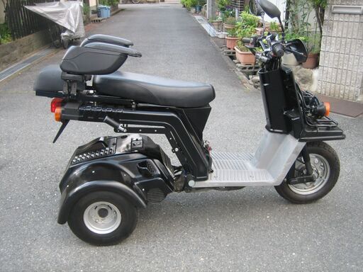 ジャイロX　側車付軽二輪登録車　動画有り