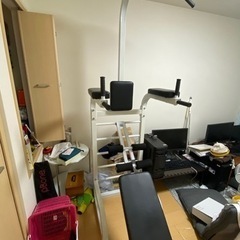ぶら下がり健康器具　ベンチシート付き
