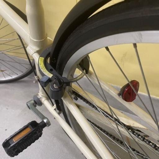 無印良品　内装3段変速のフル装備26型H型自転車