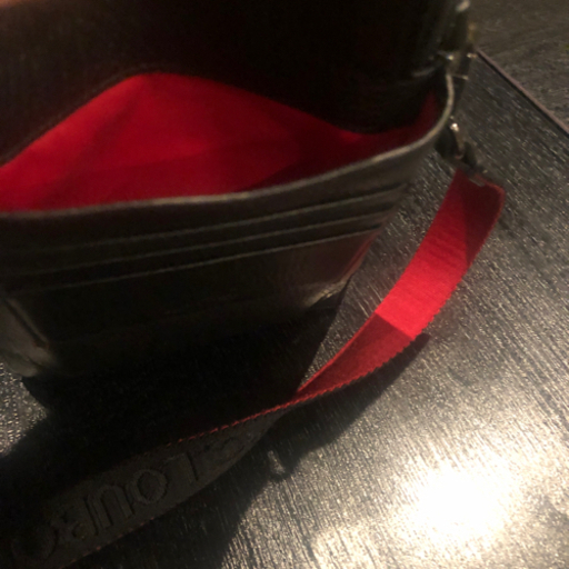 Christian Louboutin レザーショルダーバッグ メンズ