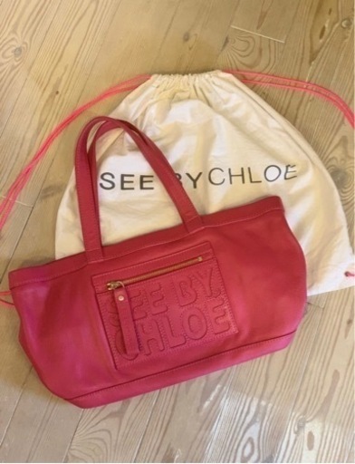 See By Chloe シーバイクロエ トートバッグ  ピンク See By Chloe シーバイクロエ ジョイライダー トートバッグ ピンク 