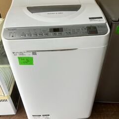 ☆中古￥17,800！【会員価格￥15,800】SHARP　5.5kg洗濯機　家電　2019年製　EX-TX5C-S型　【BG187】