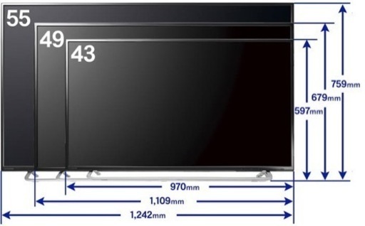 2019年製55インチ4K液晶テレビ ORION