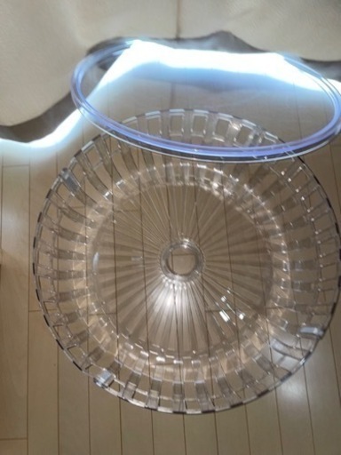 カルテル　美品　Kartell パニエ　PANIER  クリスタル　テーブル
