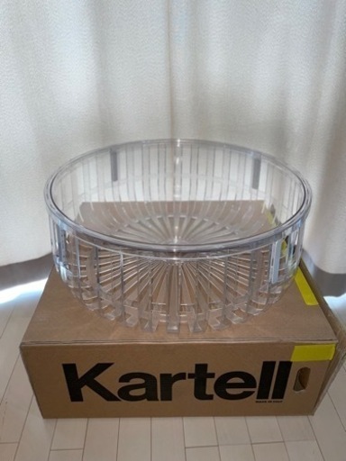 カルテル　美品　Kartell パニエ　PANIER  クリスタル　テーブル
