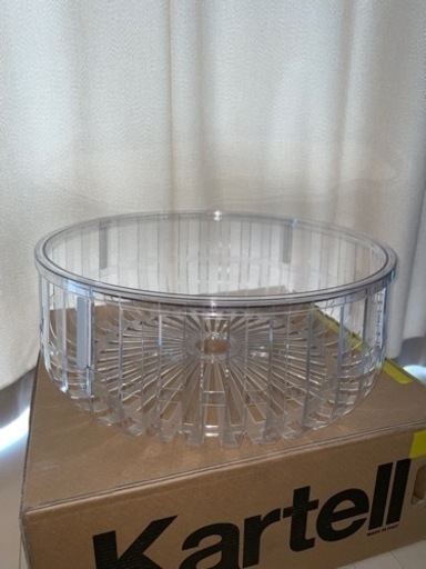 カルテル　美品　Kartell パニエ　PANIER  クリスタル　テーブル