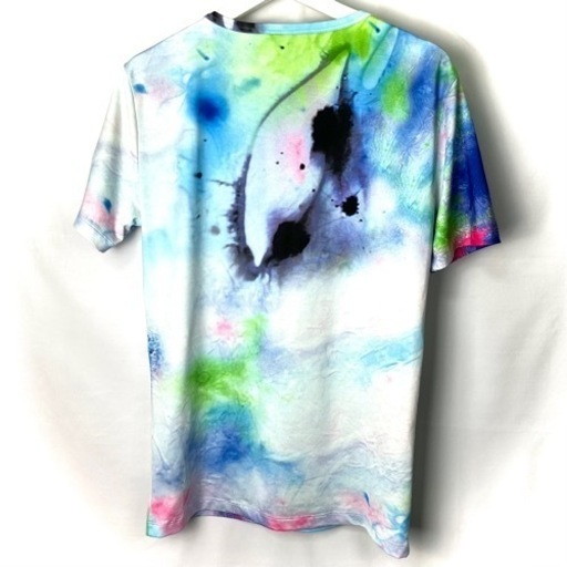 MUGLER ミュグレー 半袖 Tシャツ タイダイ ペイント M イタリア製 希少 名品 正規品 古着 カジュアル mixscultu