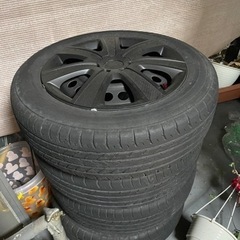 タイヤ付きスチールホイール　15R 取引中
