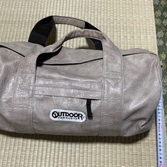 アウトドア　ボストンバッグ　ベージュ【お譲り先決定しました】の画像