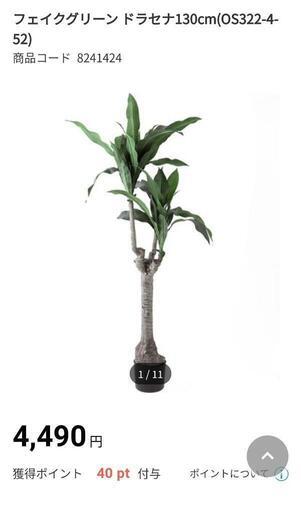 売約済!! ニトリ 観葉植物 フェイクグリーン