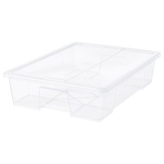 IKEA ボックス SAMLA サムラ 2個セット ベッド下 ケース  蓋付きの画像