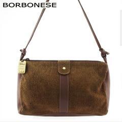 値下げ　未使用品【 BORBONESE 】ボルボネーゼ 　うずら柄 　ハンドバック ★MADE IN ITALYの画像