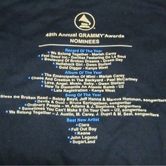 48th GRAMMY AWARDS グラミー賞 Tシャツ 未使用の画像
