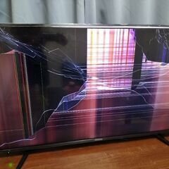 Hisense ハイセンス テレビ 43型 ジャンク品 液晶割れ