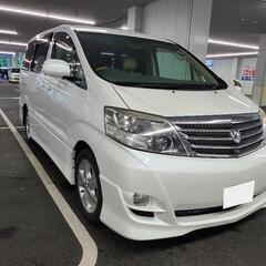 滋賀発最終型！車検満タン アルファードG 後期 両側電動パワスラ リアモニターの画像