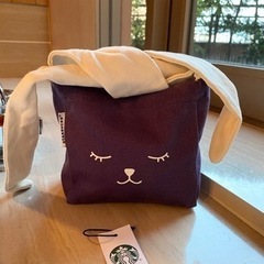 【新品】スターバックス　うさぎ　バッグ　ランチバッグ