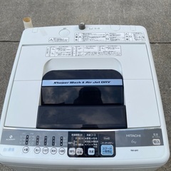日立洗濯機6キロの画像