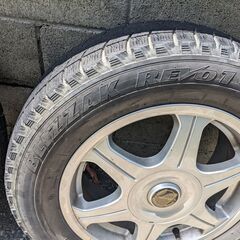 ブリヂストン VAGGIO 15インチ ホイール 国産タイヤ 195/65R15 ブリザック スタッドレス  REVO1の画像