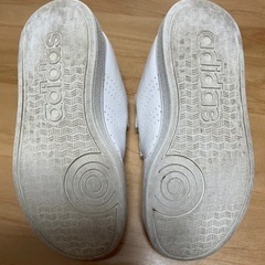 アディダスネオ　adidas neo ホワイトピンク　17センチ　中古　の画像