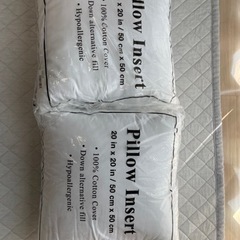 クッション 2つ 50cm×50cmの画像