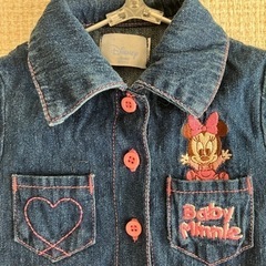 ベビーミニー　デニム80の画像
