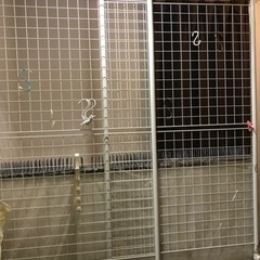 商談中☆メッシュ　パーテーション　2個セット　カインズ