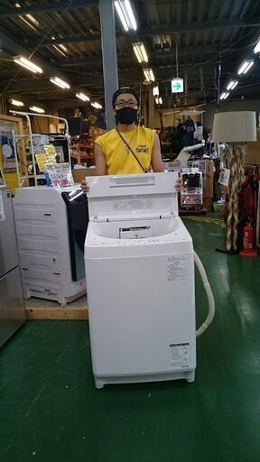 東芝 2019年製 9.0㎏ ザブーン AW-9SD7 全自動洗濯機 【愛品倶楽部柏店】
