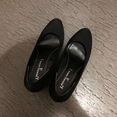 23センチ　黒パンプス美品の画像