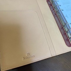 ASHFORD手帳　バーガンディー　新品未使用の画像