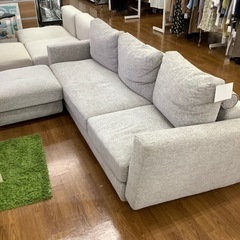 ESTIC FORMAX オットマン付き3人掛けソファー ワンダ...