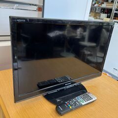 【リサイクルショップどりーむ鹿大前店】No.2128　TV　SHARP　24型　LC-24K20　リモコン付き　2015年製♪