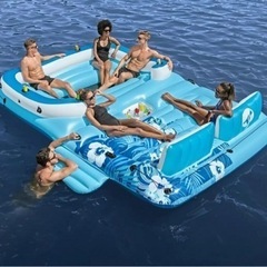 インスタ映え間違いなし6人のり浮き輪！！の画像