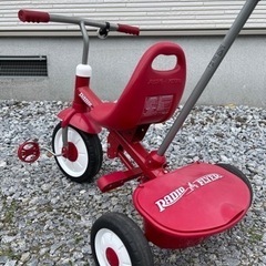 Radio Flyer ラジオフライヤー 三輪車 セーフティーバー付きの画像