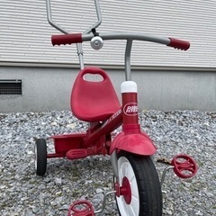 Radio Flyer ラジオフライヤー 三輪車 セーフティーバー付きの画像