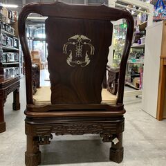 ◎高級螺鈿細工 中国 李朝1Pソファー 店頭に同じ種類のテーブル・長椅子