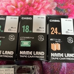 新品と中古🌸CASIO テプラ まとめ売りの画像