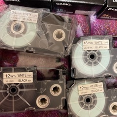 新品と中古🌸CASIO テプラ まとめ売りの画像
