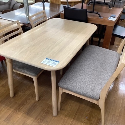 シギヤマ家具 ベンチダイニング4点セット【トレファク 川越店】