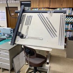 ドラフター　手動製図機　MAX-MD4000　椅子付