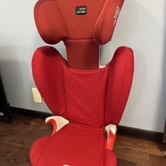 値下げしました。ジュニアシート Romer(レーマー) britax KIDFIX SL 赤色の画像