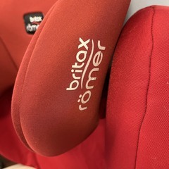 値下げしました。ジュニアシート Romer(レーマー) britax KIDFIX SL 赤色の画像