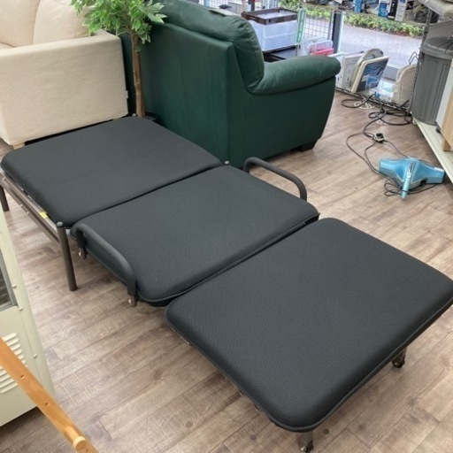 ニトリ 折りたたみ 2WAY ベッド ソファ リクライニング NITORI （HY3 W85）