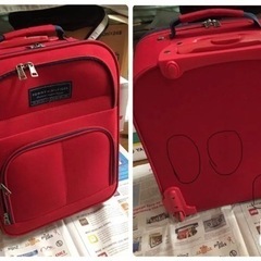 Tommy 機内持ち込み可・赤スーツケース　自由が丘付近で手渡しのみ