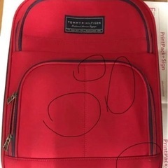 Tommy 機内持ち込み可・赤スーツケース　自由が丘付近で手渡しのみの画像