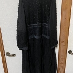ブラック　ワンピース　中古品の画像