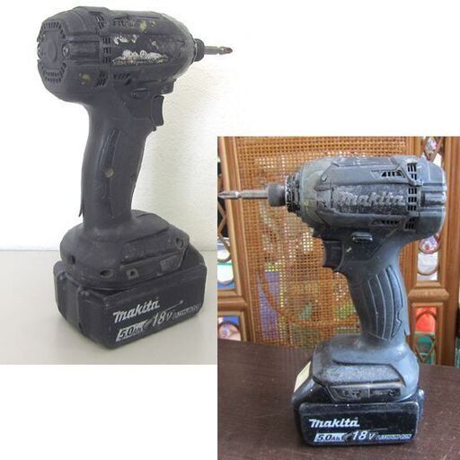マキタ 18Ｖ 型番不明 インパクトドライバ&バッテリーBL1850 5.0h 札幌市北区屯田