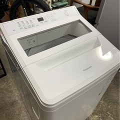 札幌市内配送無料 美品 21年製 Panasonic パナソニック 8kg 全自動洗濯機 NA-FA80H9 簡易乾燥