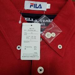 【新品未使用】FILA　メンズ　ポロシャツ　長袖　Ｌの画像