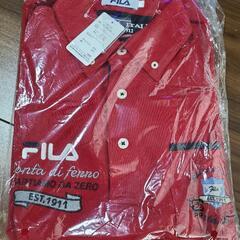 【新品未使用】FILA　メンズ　ポロシャツ　長袖　Ｌの画像